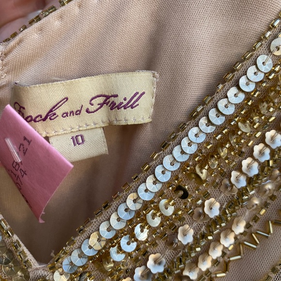 Sequin Gown / Gold Dress - Picture 9 of 10